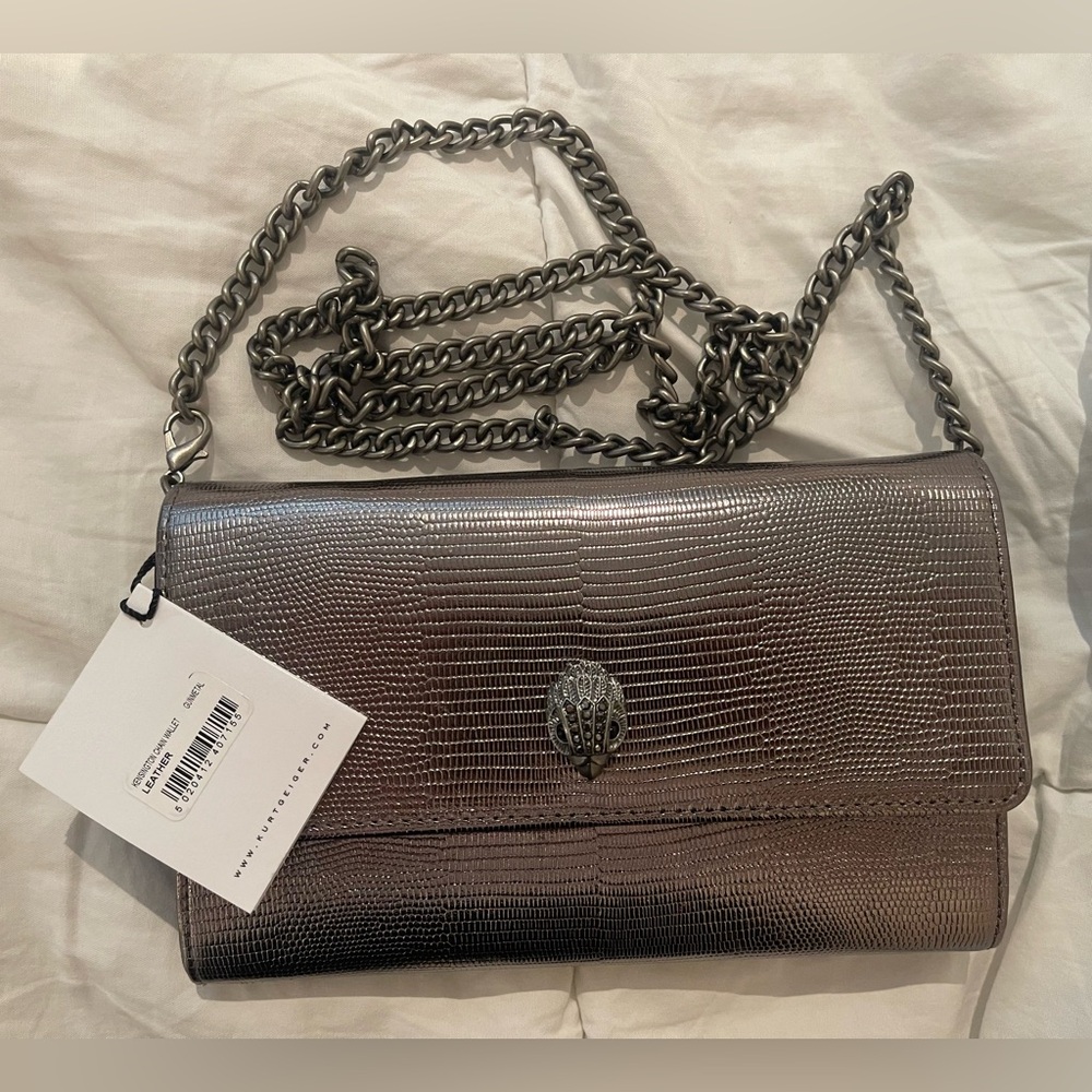 Kurt Geiger Metallic Chain Shoulder Bag